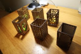 Laser Cut Candle Holders